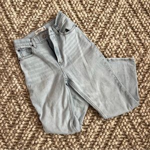 Abercrombie and Fitch Curve Love Ultra High Rise Ankle Jean